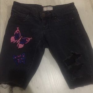 Butterfly Biker Jeans 💜💕💙